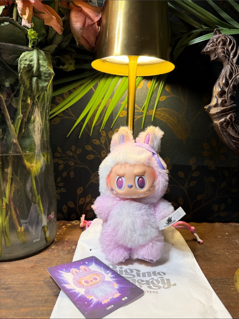 LUCK LaBuBu- Purple/Blue Plush Bunny Character Toy - Luxurious Soft Collectible